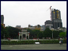 The highrises of Liwan district surrounds Ancestral Temple of the Chen Family.